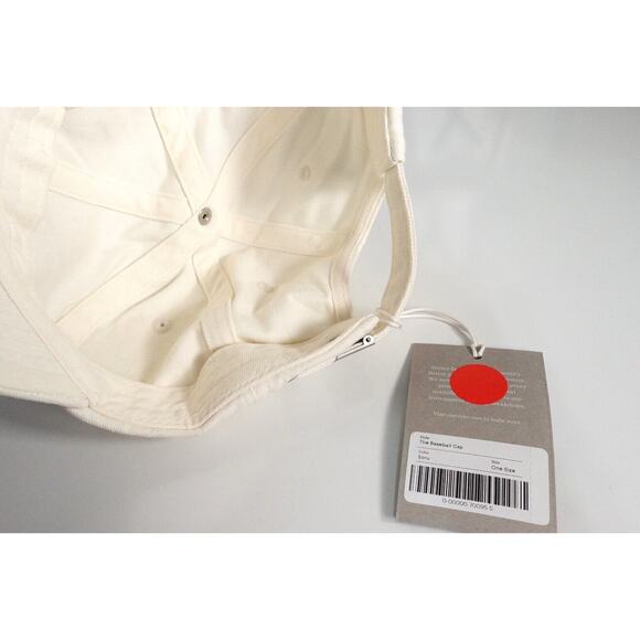 NWT Everlane Women's Baseball Cap in Ecru One Size Organic Cotton Sold Out! - Picture 5 of 8